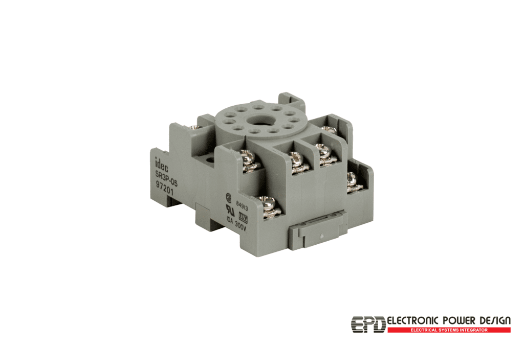 SR3P05 Relay Base, 11Pin Electronic Power Design