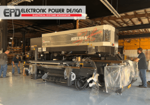 New Amada ACIES Punch/Laser CNC Machine Installation